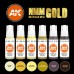 AK Interactive colors set Gold AK11606